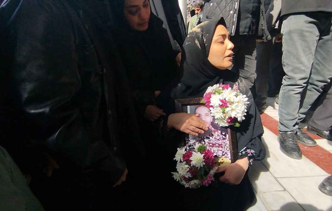 بی‌تابی همسر شهید یاراحمدی از فراق همسر