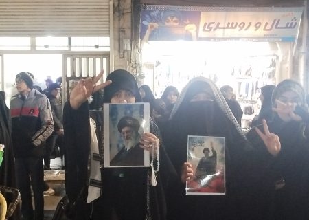 خروش مردم بروجرد علیه رژیم صهیونیستی