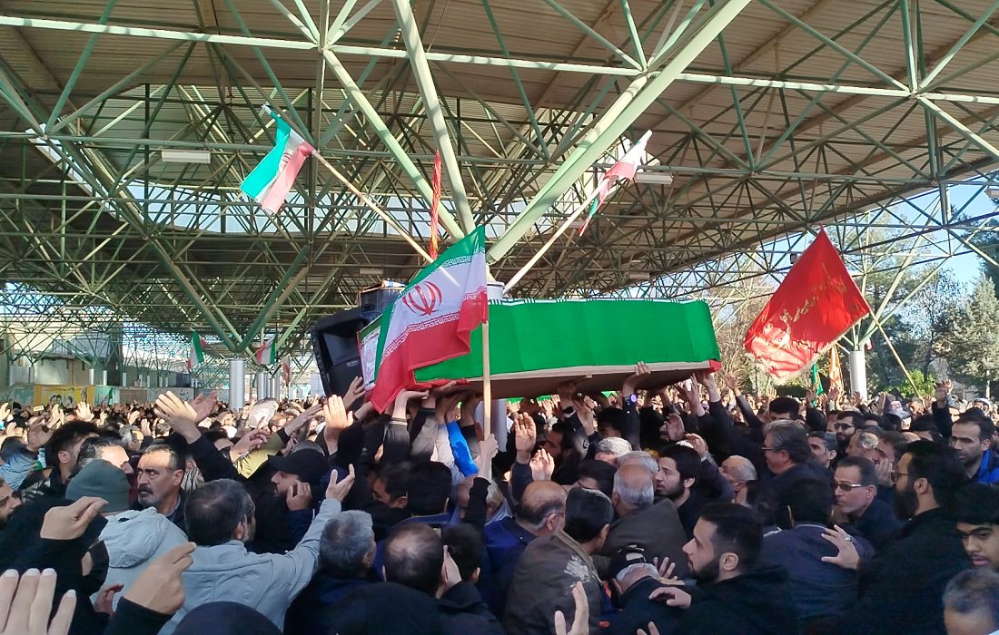 بدرقه شهدای امنیت تا بهشت