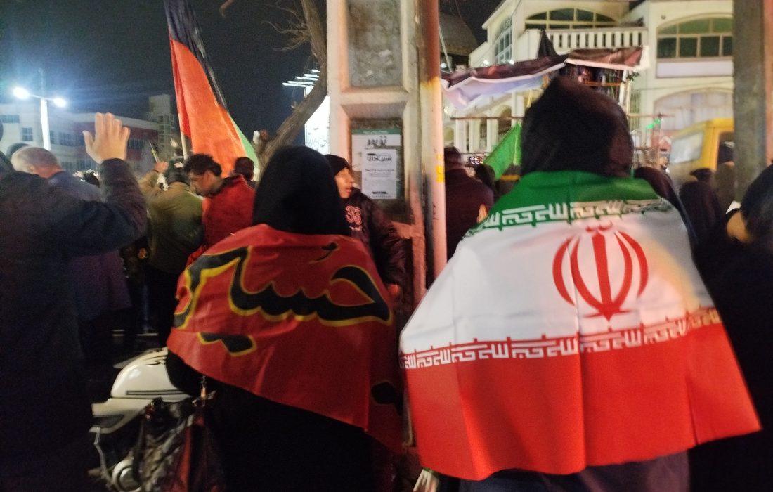 غوغای مردم بروجرد در پنجمین شب شهادت امام خامنه‌ای