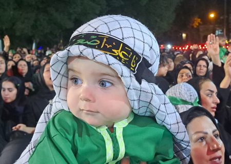 مراسم شیرخوارگان حسینی برگزار شد