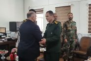 فرماندار بروجرد با فرمانده سپاه ناحیه دیدار کردند