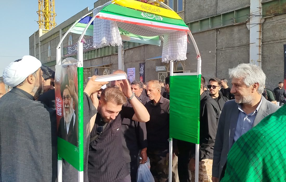 اعزام در مراسم وداع با رهبر شهید انقلاب