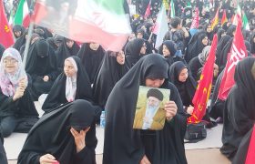 مراسم بزرگداشت رهبر شهید در بروجرد برگزارشد