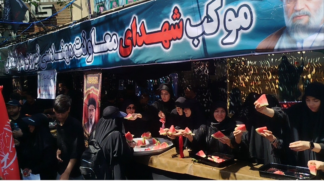 خدمت‌رسانی بی‌نظیر موکب‌ها در مراسم وداع