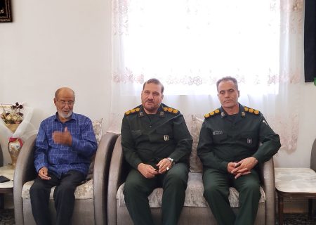 دیدار جانشین فرمانده سپاه استان لرستان با خانواده شهید سردار میثم معظمی گودرزی