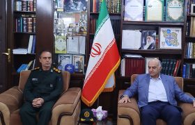 دیدار فرمانده سپاه ناحیه بروجرد با فرماندار