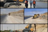 آغاز عملیات ترانشه‌برداری در محور خرم‌آباد_ بروجرد محدوده پیچ پادگان مهندسی